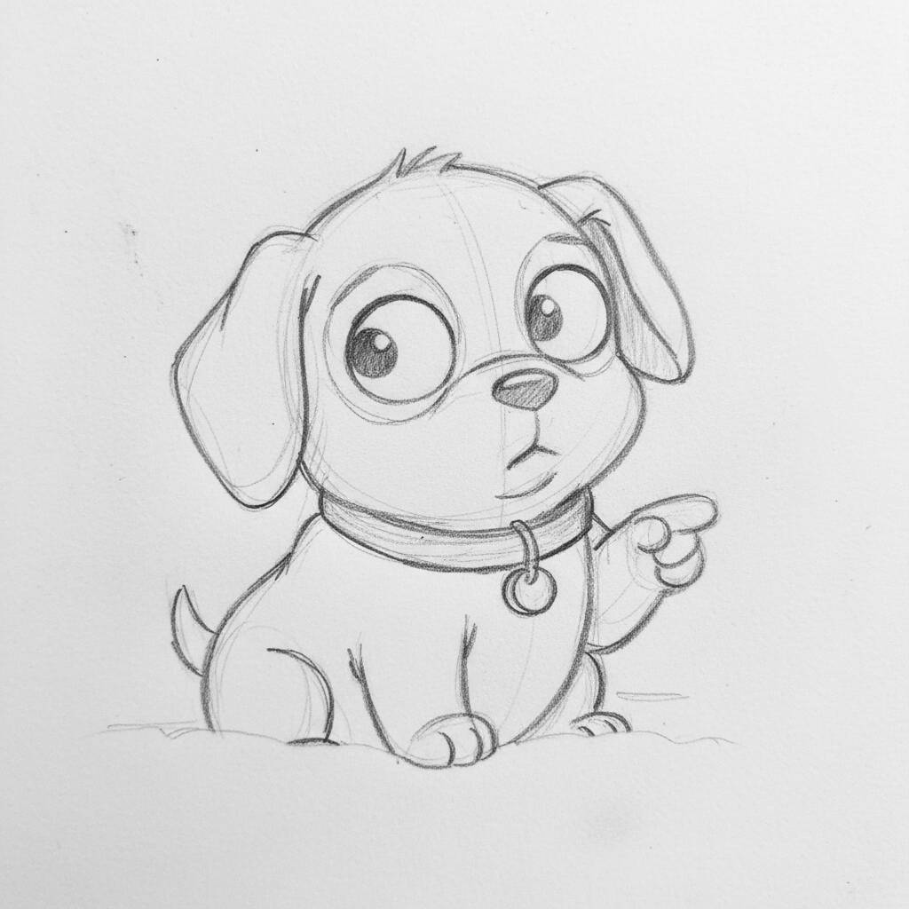 Cachorrinho Fofo e Curioso