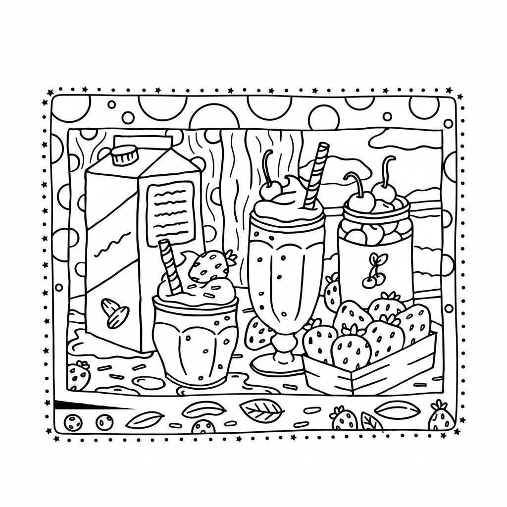 Desenho Bobbie Goods Bebidas Refrescantes para colorir
