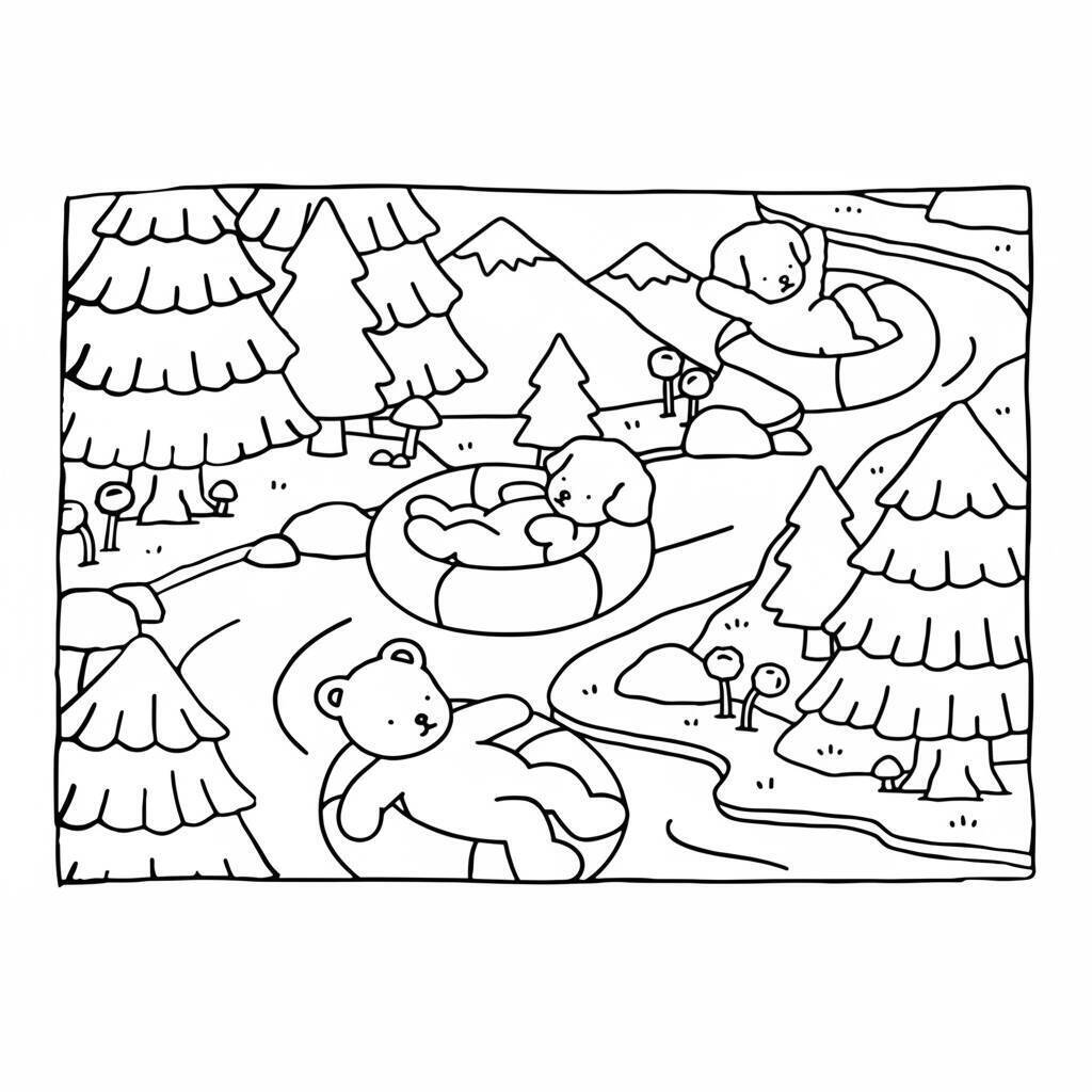 Desenho Bobbie Goods Brincando na Natureza para colorir