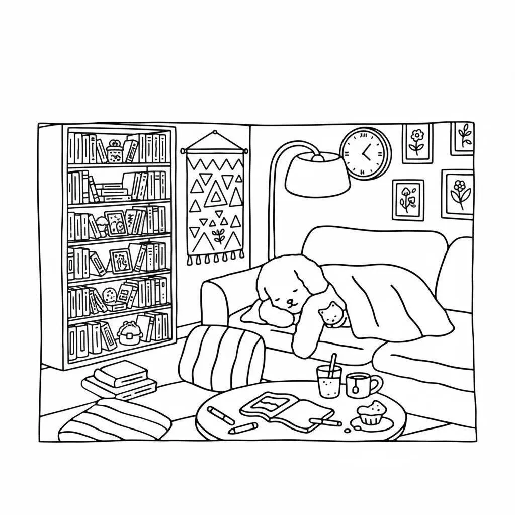 Desenho Bobbie Goods em casa para colorir Desenho Bobbie Goods em casa para colorir