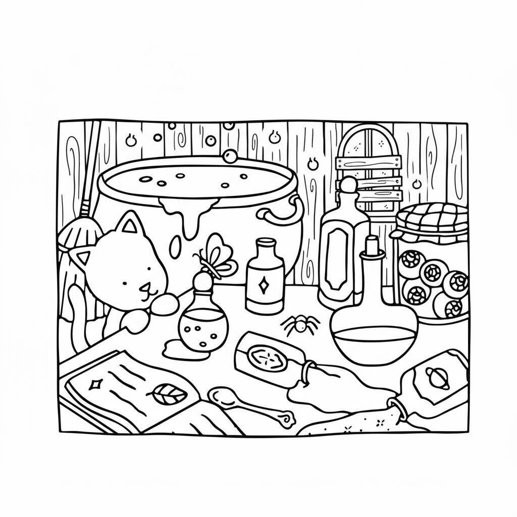 Desenho Bobbie Goods na cozinha mágica para colorir