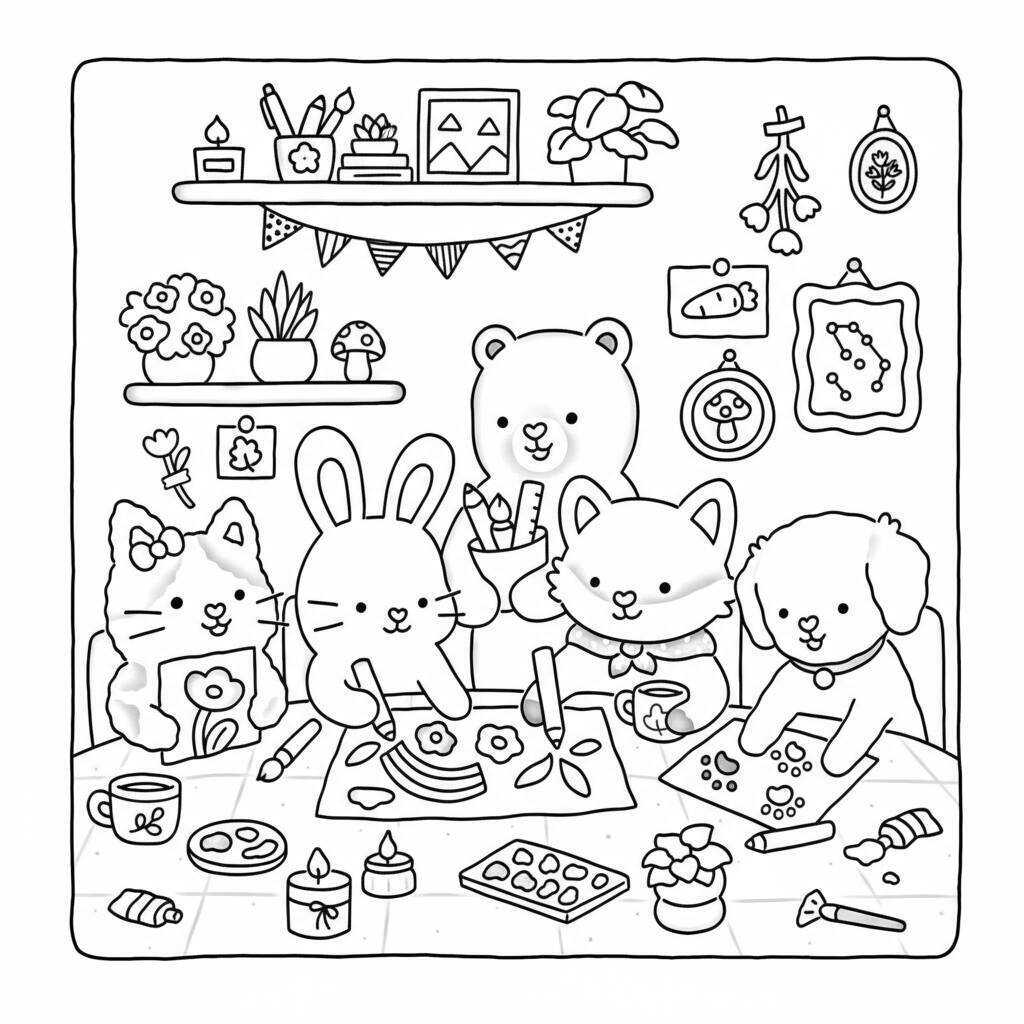 Desenho Coco Wyo na Oficina de Artes para colorir