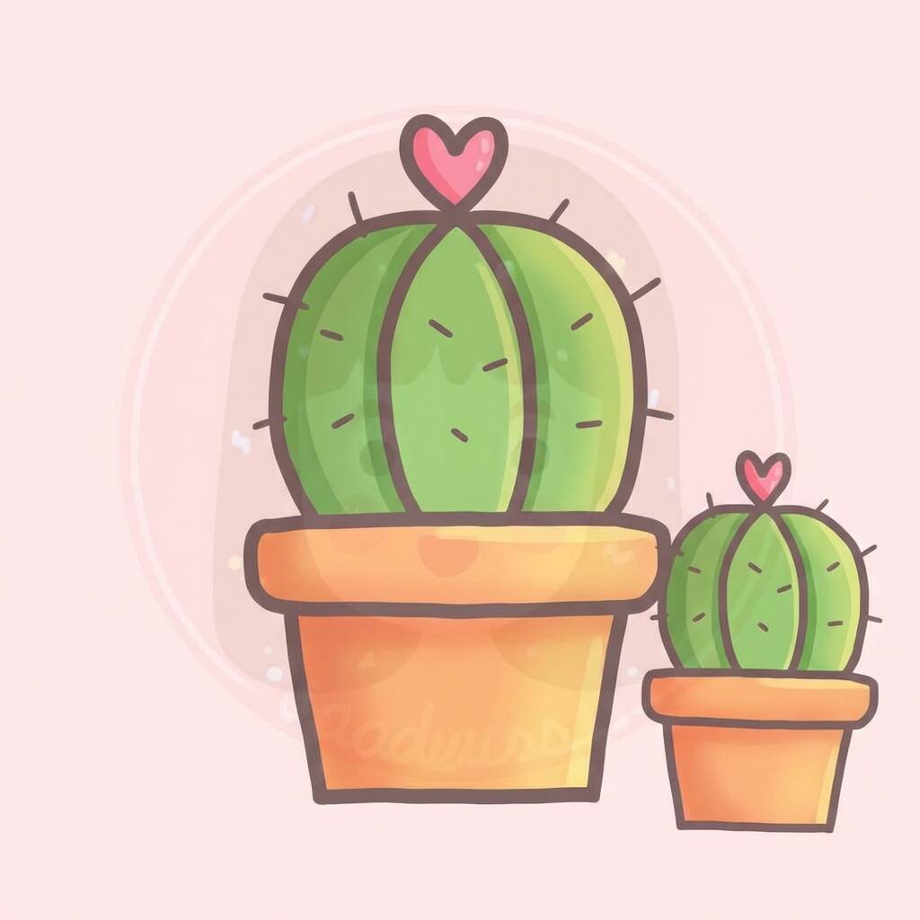 Desenho Fácil para desenhar de cactos