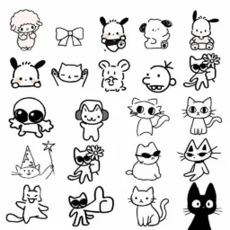 Desenho Fácil para desenhar de personagens fofos