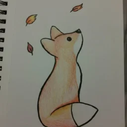 Desenho Fácil para desenhar de uma raposa