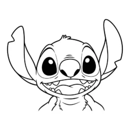 Desenho Fofo do Stitch para Colorir