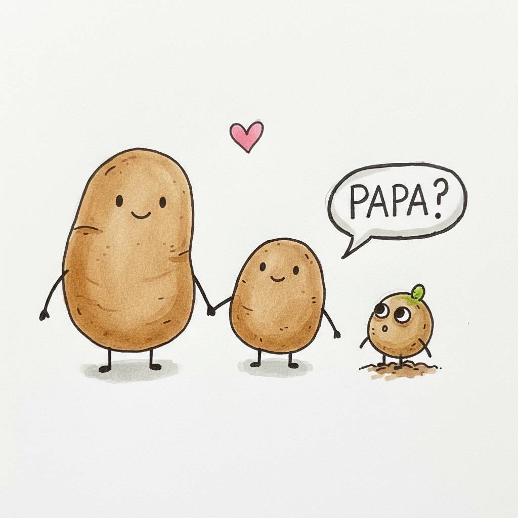 Desenho Fofo para Desenhar de Batatas