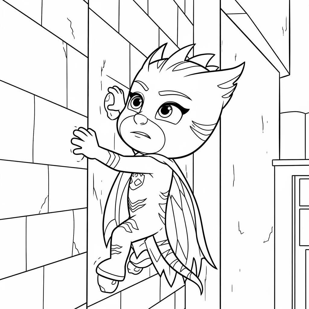 Desenho Pj Masks Gekko para Colorir