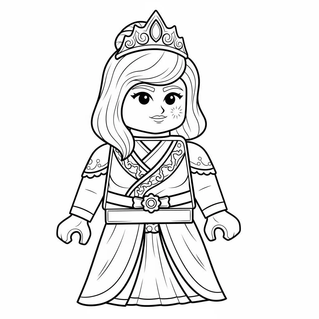 Desenho da Harumi de Lego Ninjago para Colorir