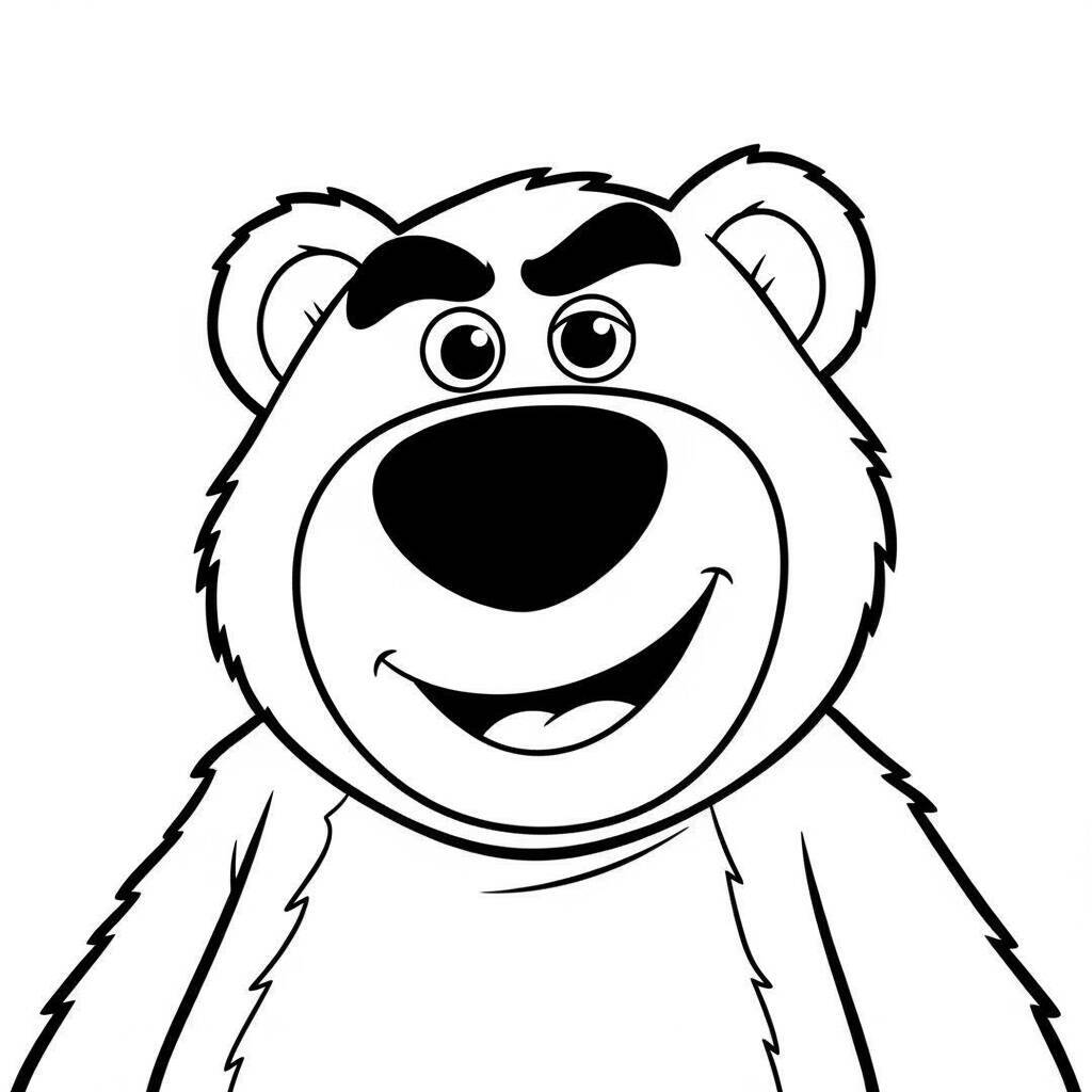 Desenho da Lotso do Toy Story para Colorir