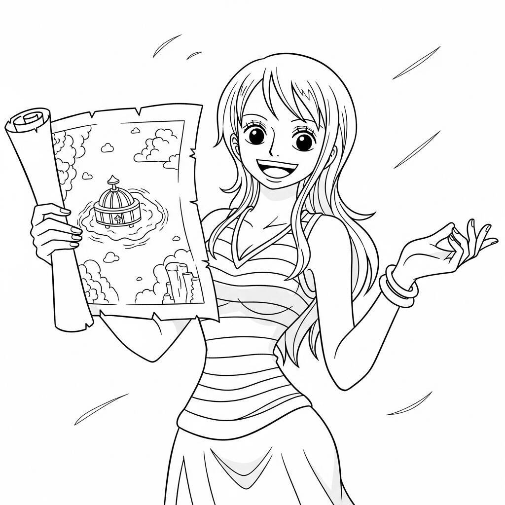 Coloriage Nami