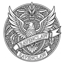 Ausmalbilder Ravenclaw