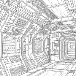 Desenho de Among Us Realista para Colorir