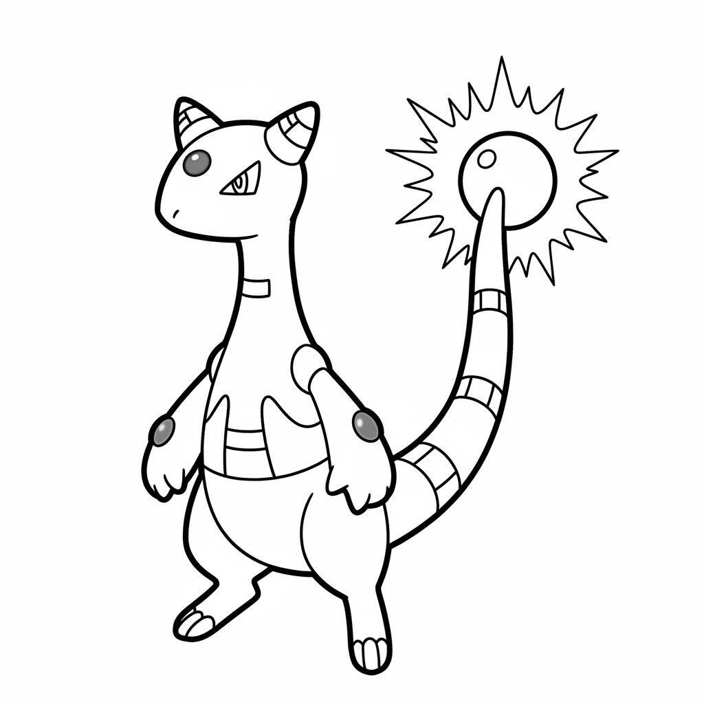 Ausmalbilder Ampharos