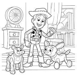 Desenho de Andy do Toy Story para Colorir