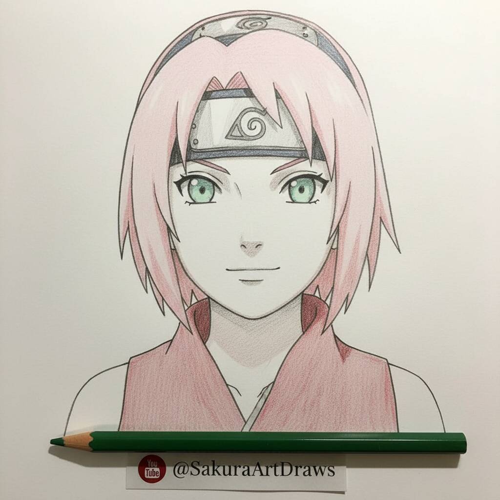 Desenho de Anime para Desenhar da Sakura