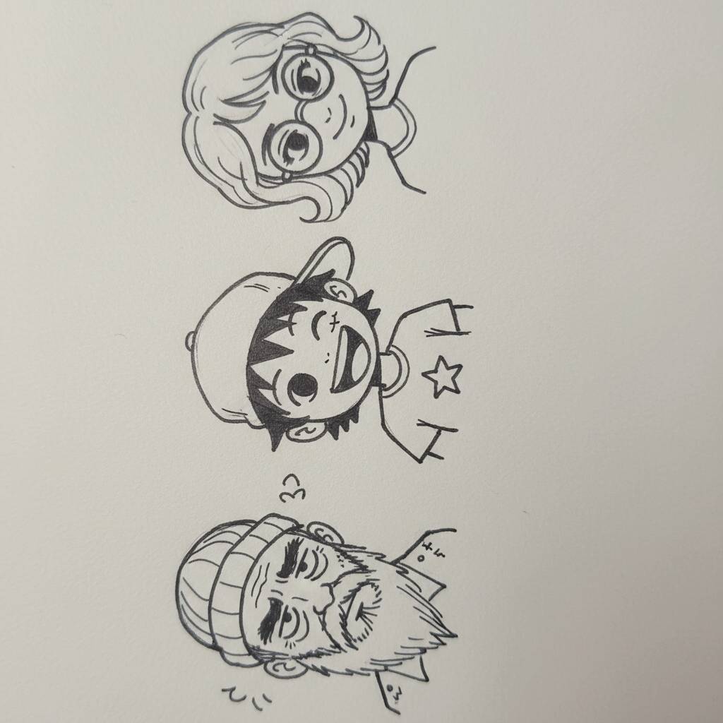 Desenho de Anime para Desenhar de Personagens Diversos