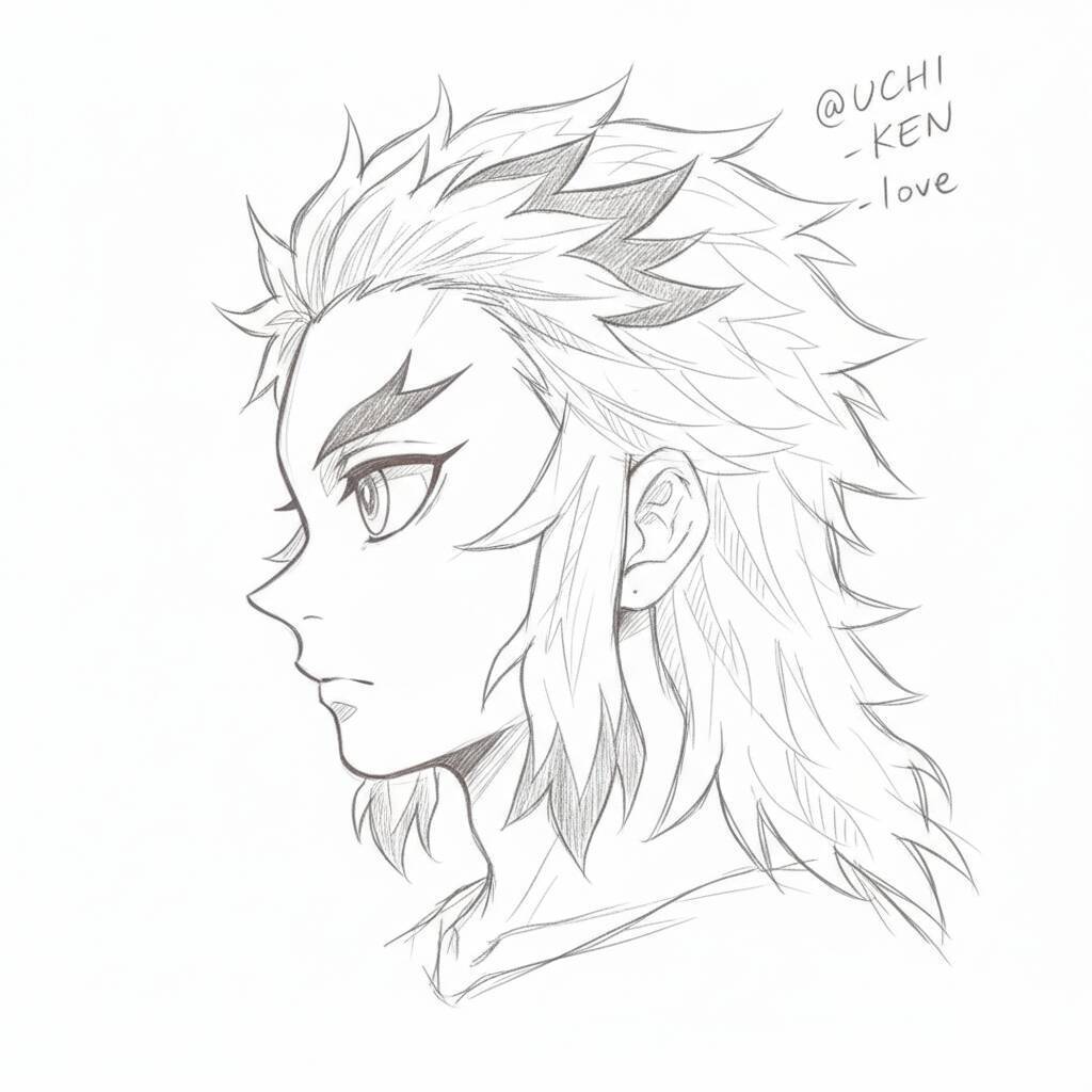 Desenho de Anime para Desenhar de Uchi Ken
