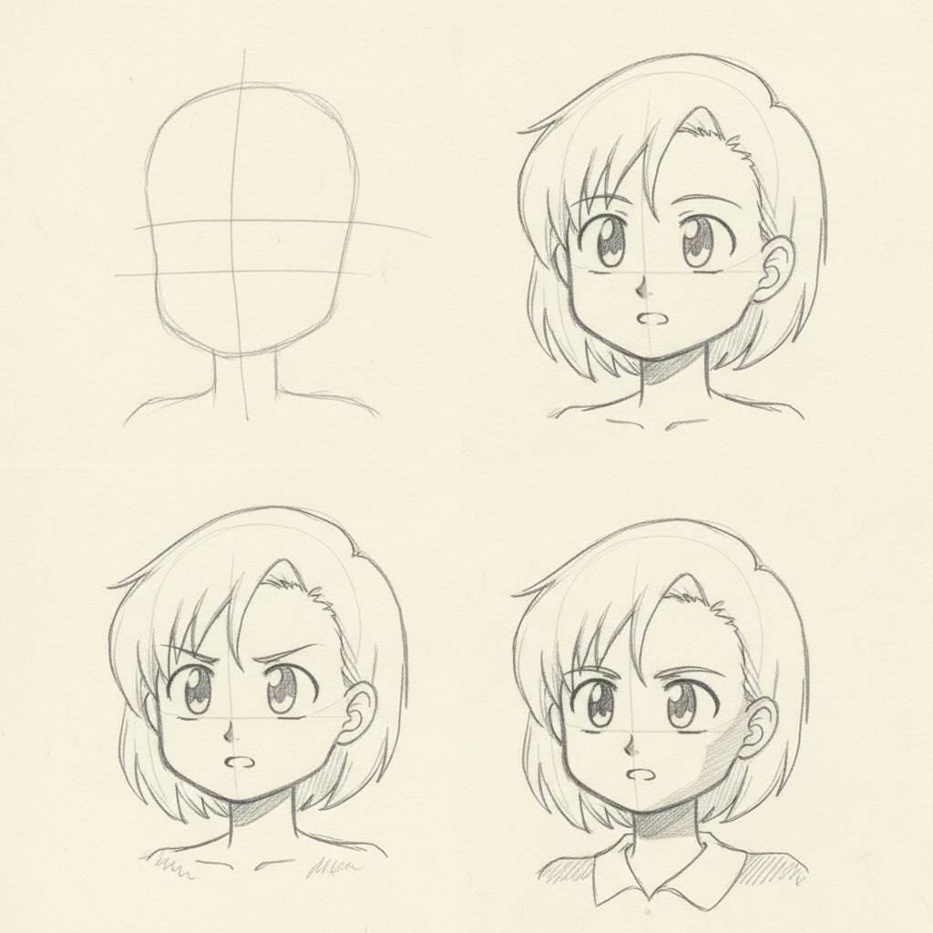 Desenho de Anime para Desenhar de uma Garota