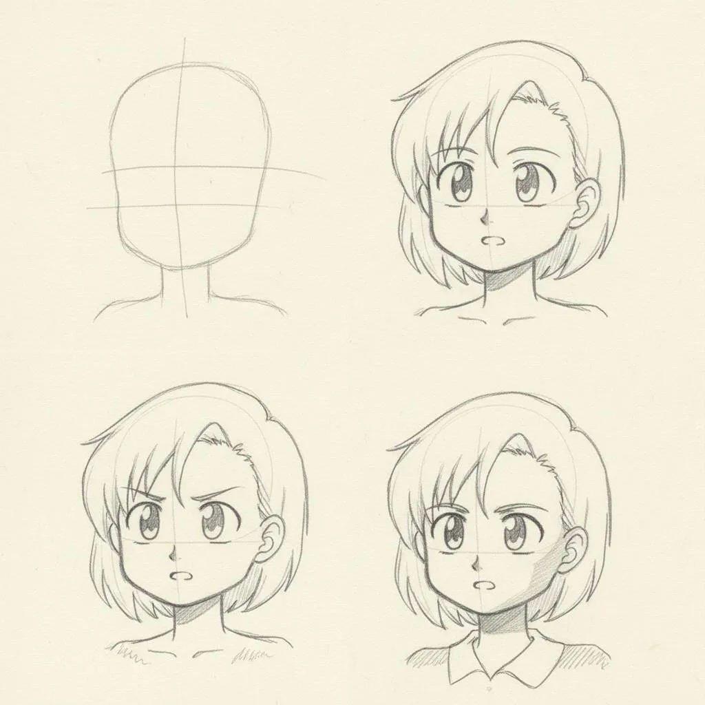 Desenho de Anime para Desenhar de uma Garota Desenho de Anime para Desenhar de uma Garota