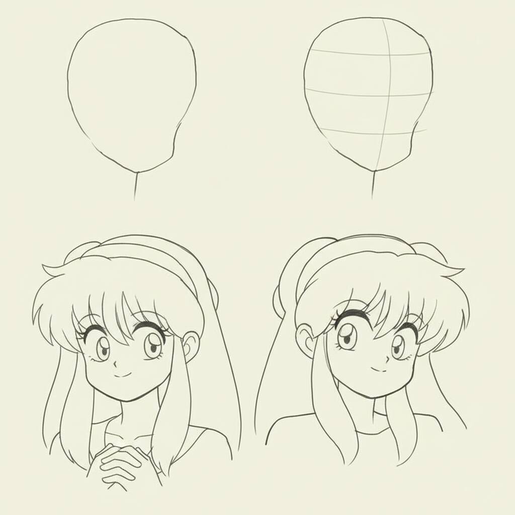 Desenho de Anime para Desenhar de uma Garota