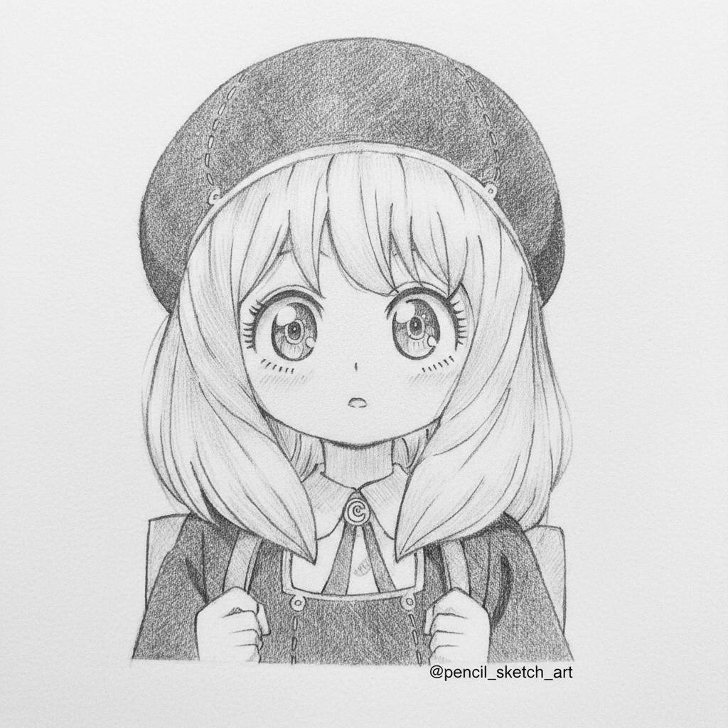 Desenho de Anime para Desenhar de uma garota