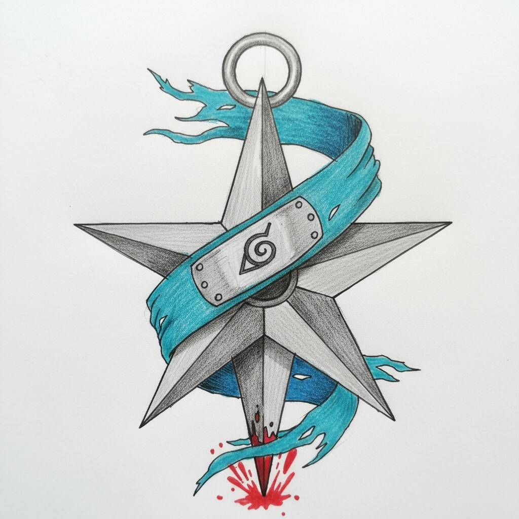Desenho de Anime para Desenhar do Emblema de Naruto