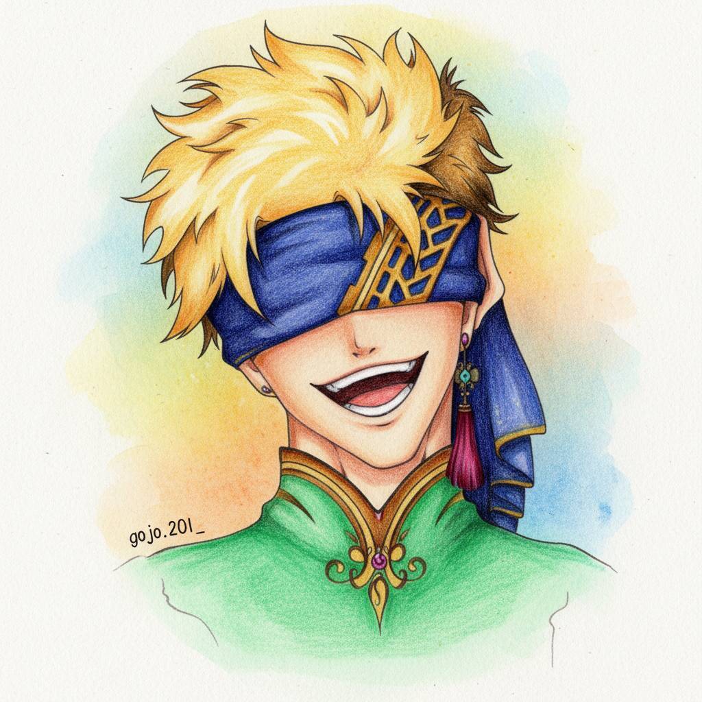 Desenho de Anime para Desenhar do Gojo Satoru