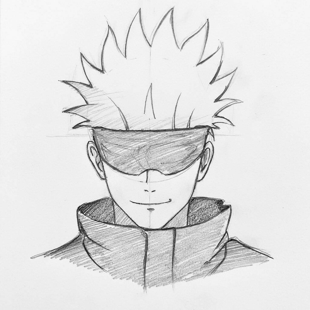 Desenho de Anime para Desenhar do Kakashi