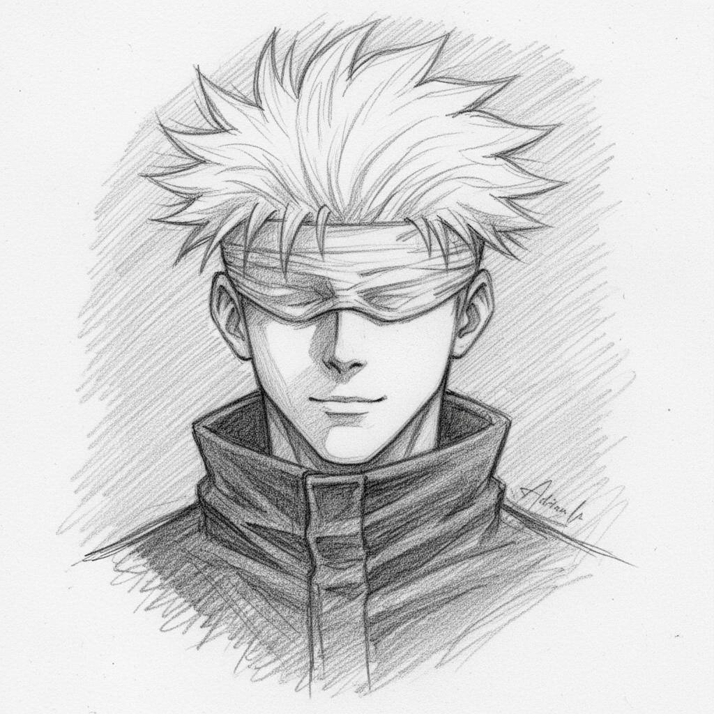 Desenho de Anime para Desenhar do Kakashi