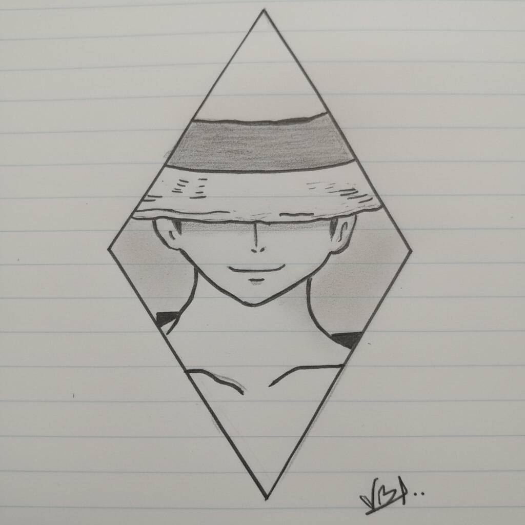Desenho de Anime para Desenhar do Luffy