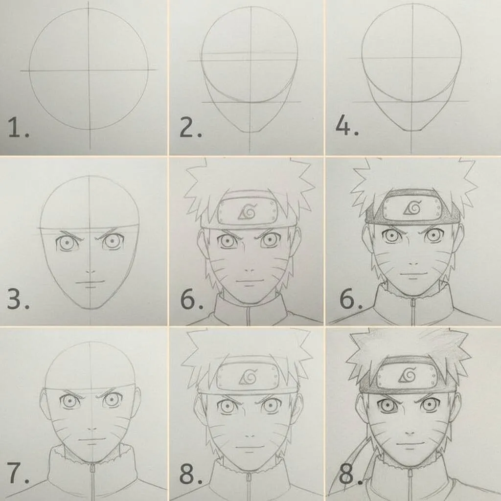 Desenho de Anime para Desenhar do Naruto