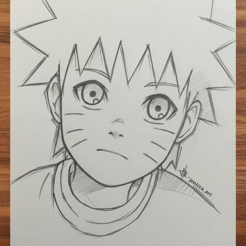 Desenho de Anime para Desenhar do Naruto