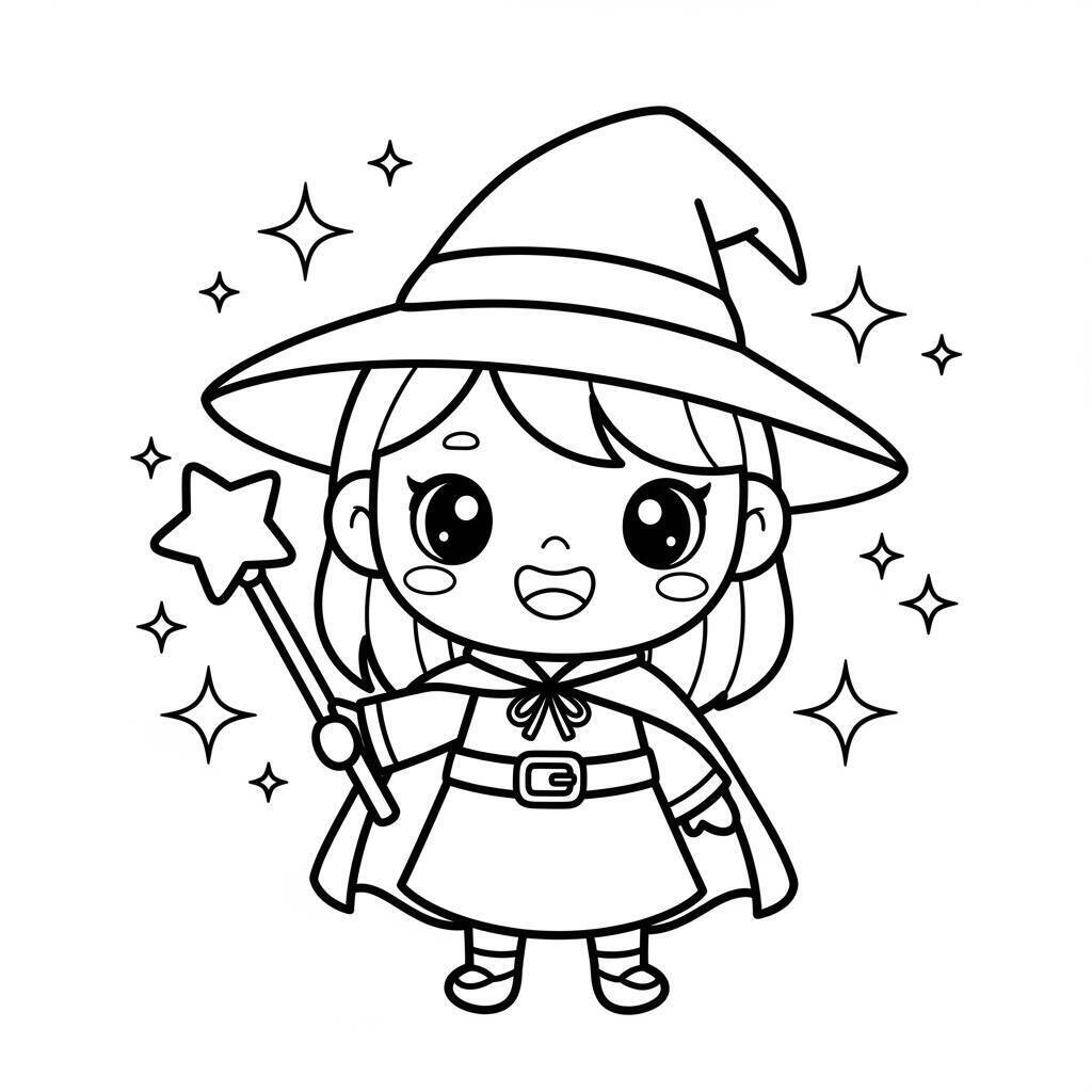 Kawaii-Hexe-Malseite