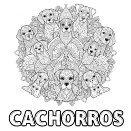 Dog Coloring Pages for Adults