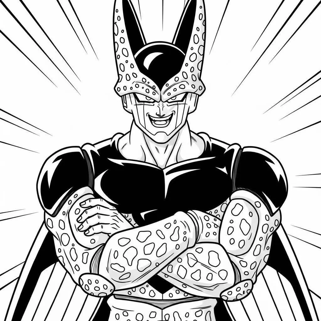 Desenho de Cell para Colorir