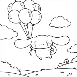 Desenho de Cinnamoroll para Colorir