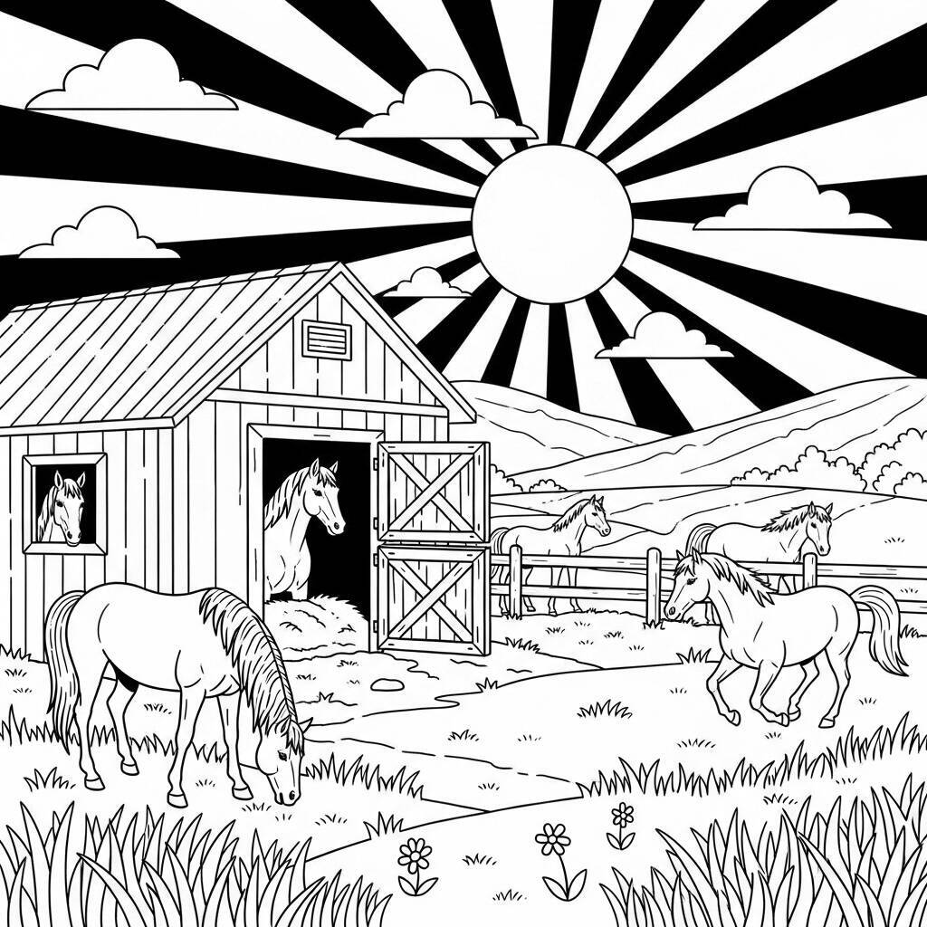 Coloriage carrosse d'été