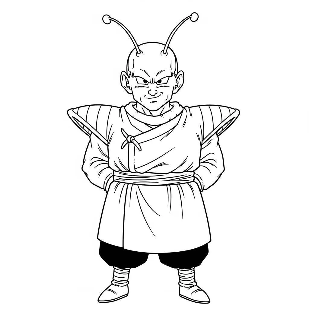 Desenho de Dende para Colorir