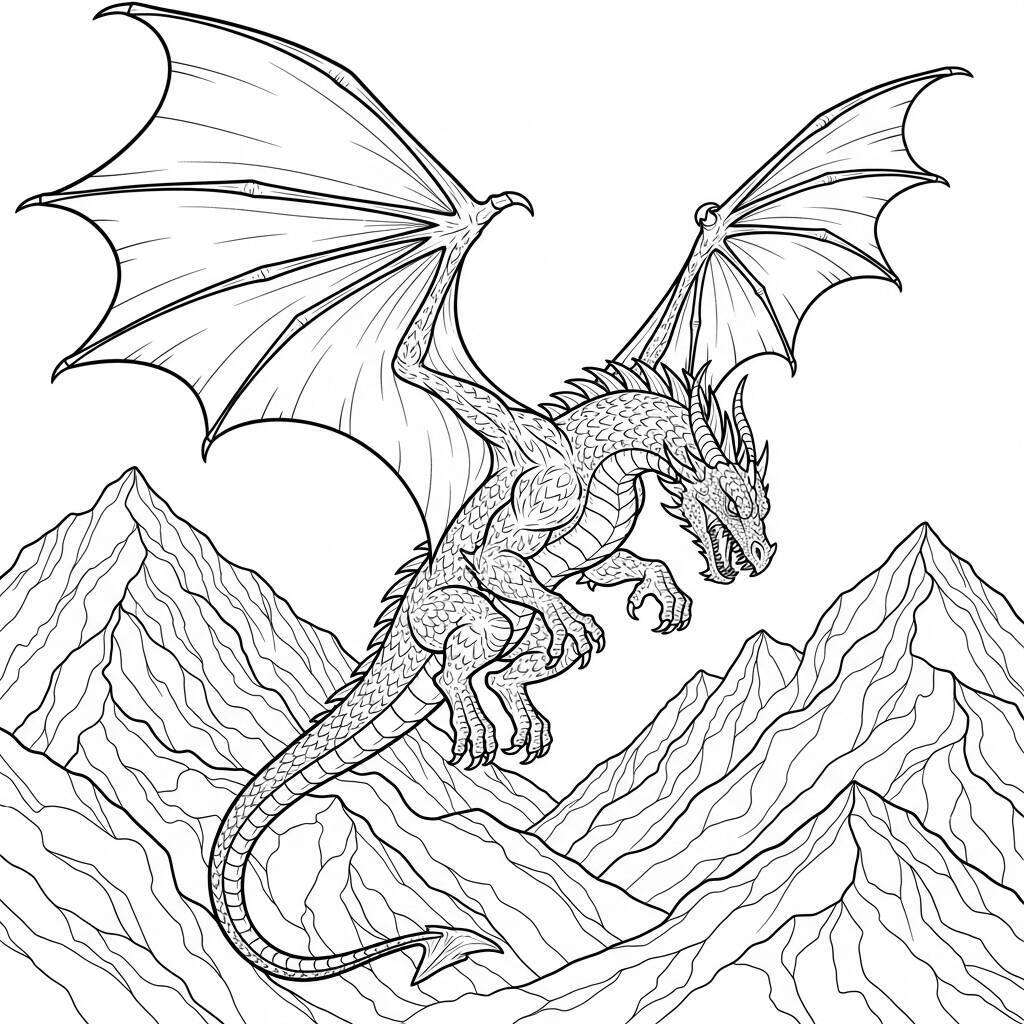 Dragon Coloring Page