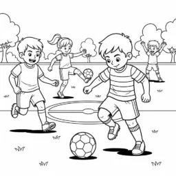 Desenho de Esportes para Colorir