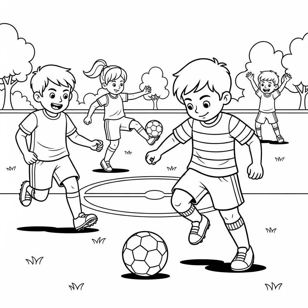 Desenho-de-Esportes-para-Colorir-1 Desenho de Esportes para Colorir