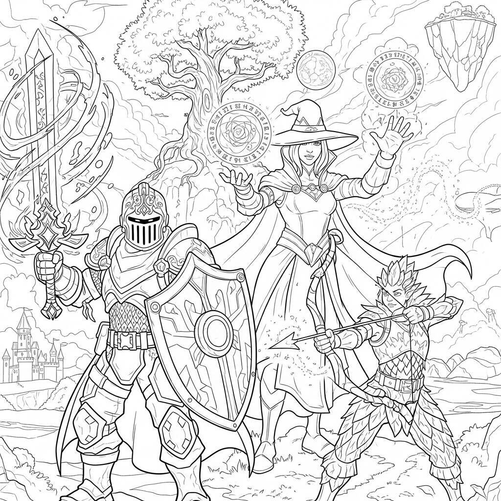 Desenho de Fantasia Fortnite para Colorir