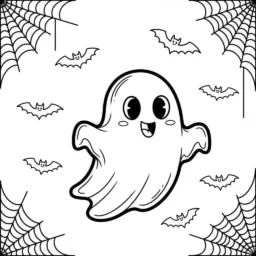 Desenho de Fantasma para Colorir