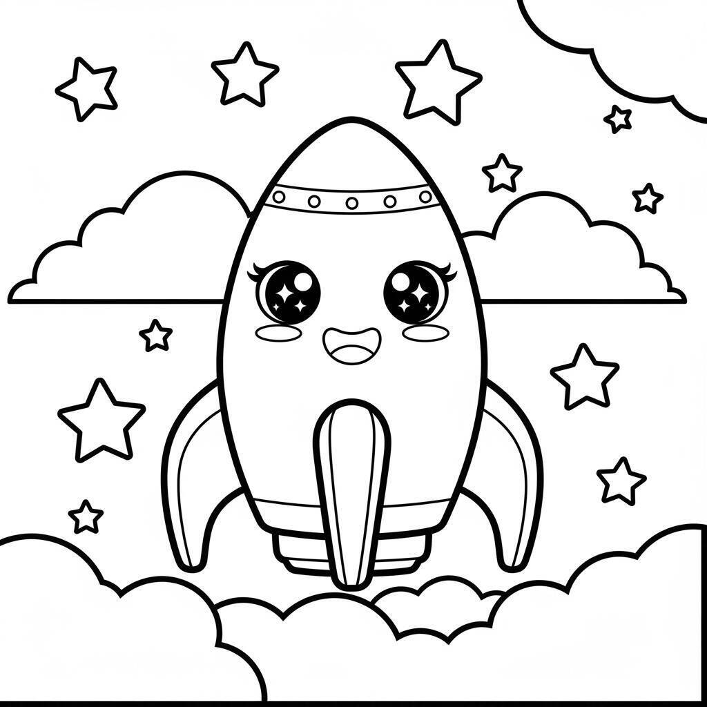 Kawaii-Rakete-Malseite