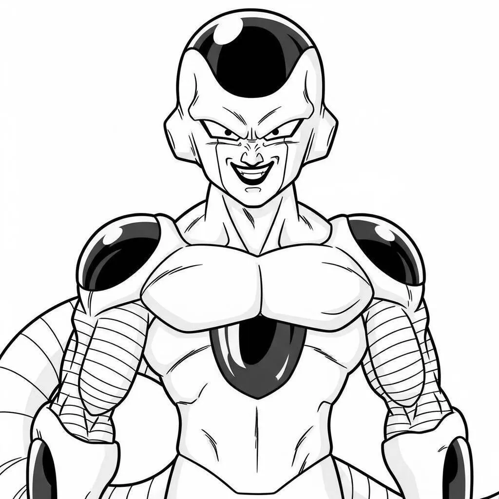 Desenho de Frieza para Colorir