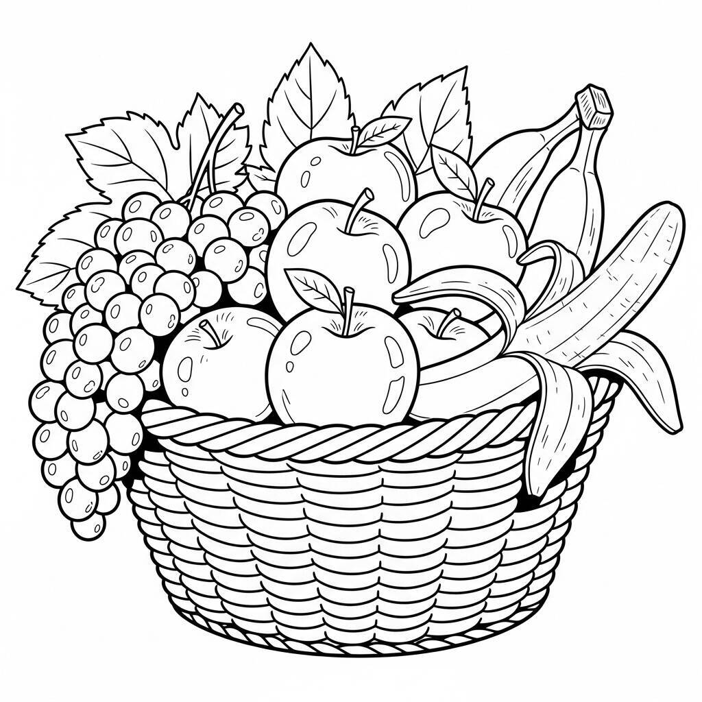 Fruit Coloring Page