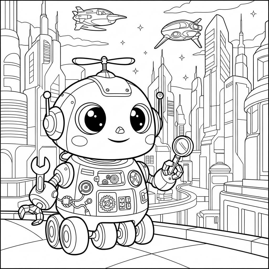 Desenho de Gadget Tecnológico para Colorir