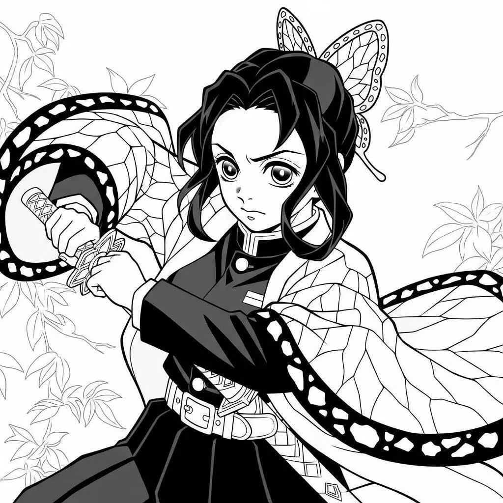 Desenho de Kanao Tsuyuri para Colorir