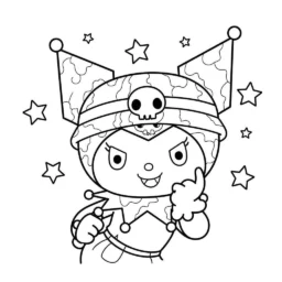 Desenho de Kuromi para Colorir
